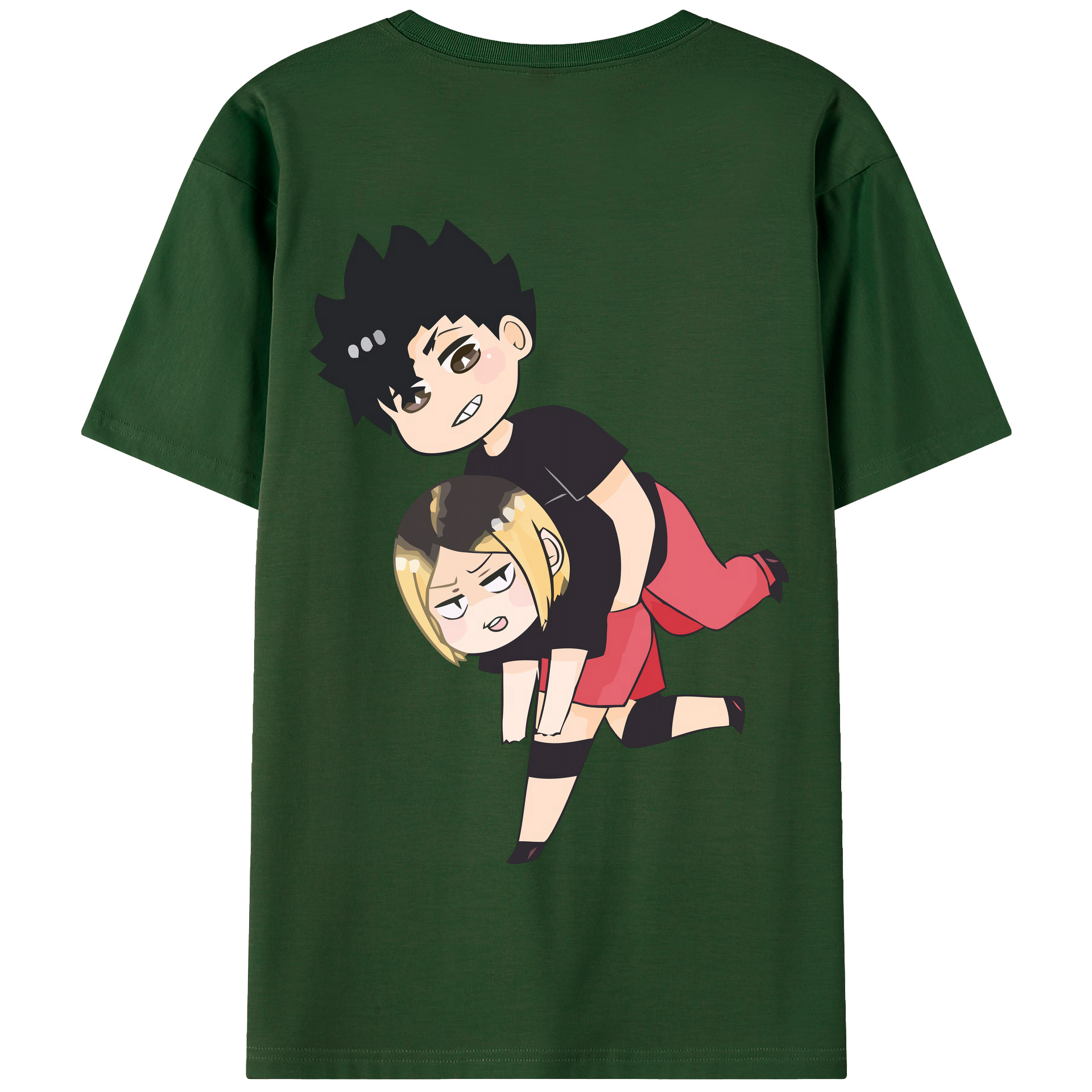 （画像用） ハイキュー!! Haikyu!! 綿100％半袖Tシャツ（背面プリント）